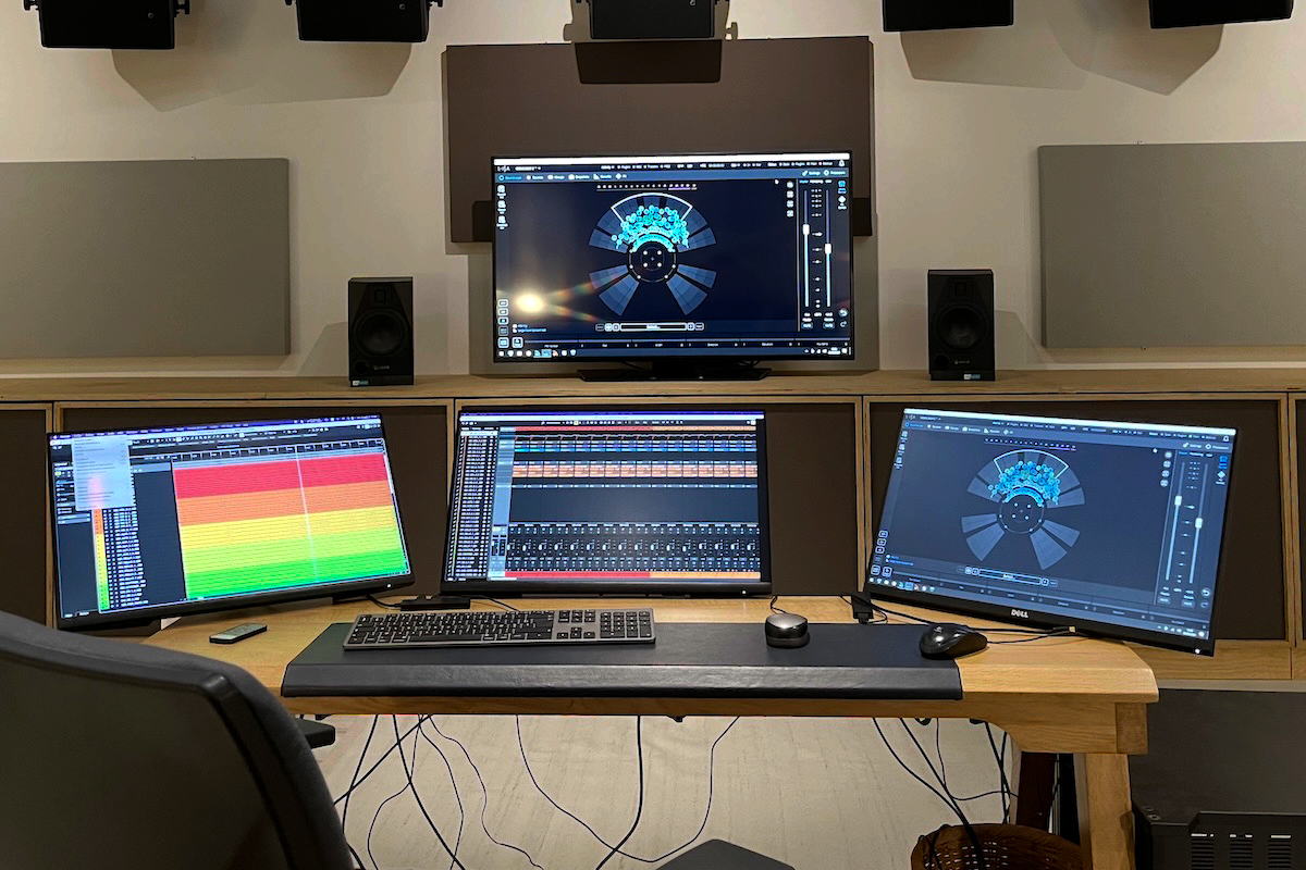 Immersive mixing session